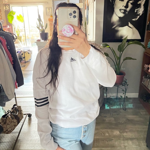 Adidas Long sleeve white top - Picture 5 of 5